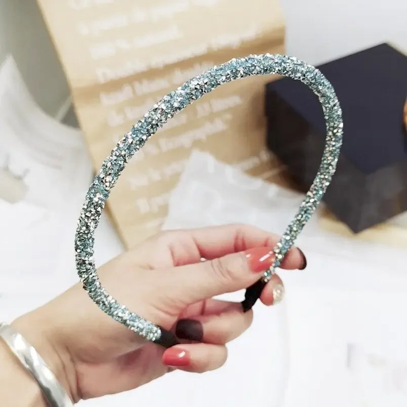 Slim Crystal Soft Headband