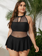 Monica Mesh Monokini XL-4XL