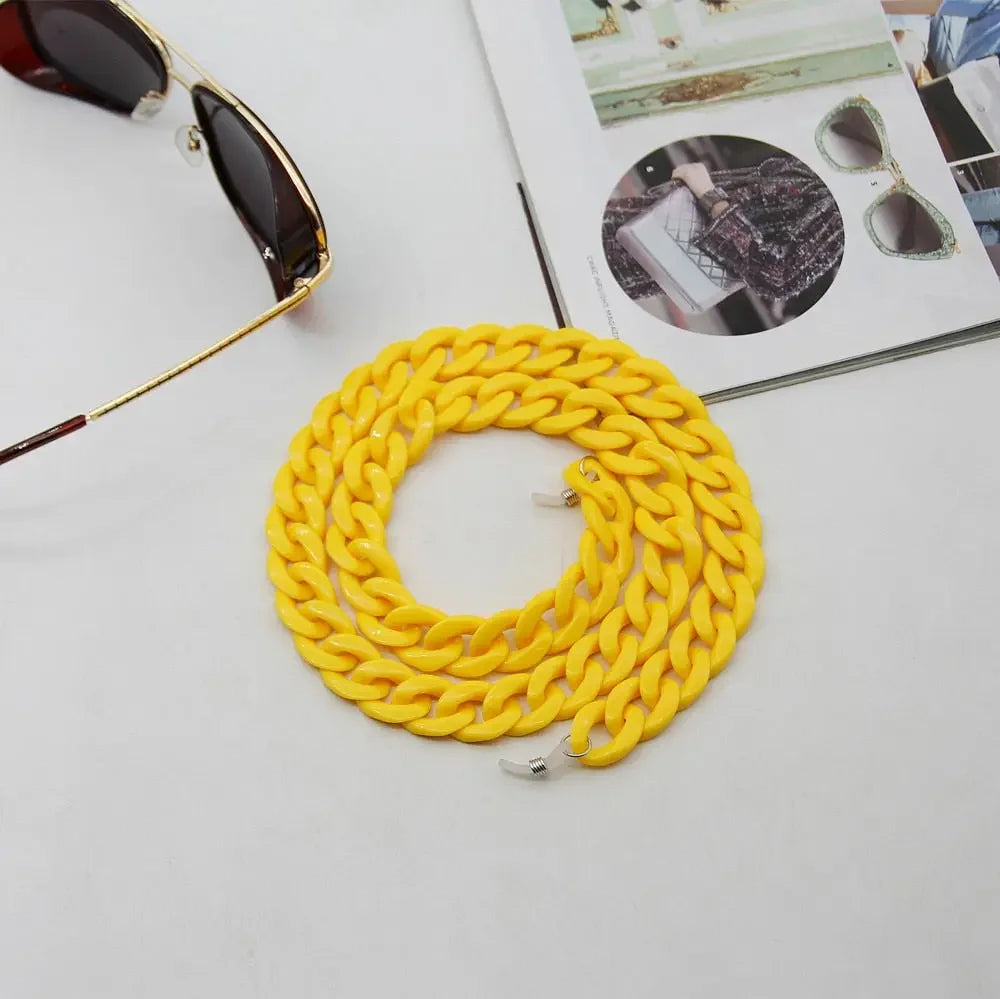 Fashion Acrylic Sunglass Chain