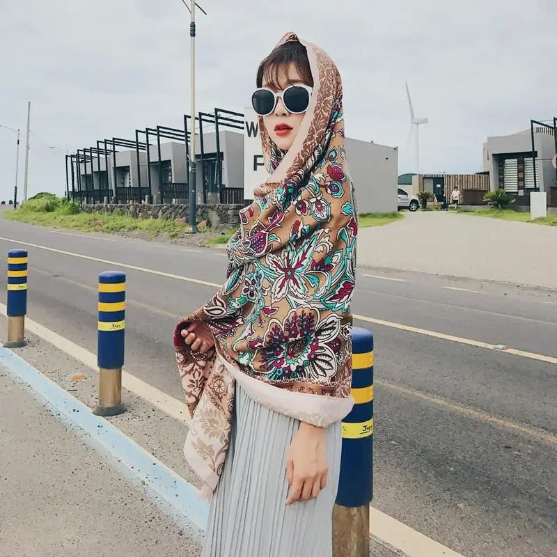 Oversized Boho Cotton Beach Blanket - LUXLIFE BRANDS