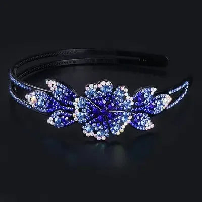 Wild Flower Pearl Rhinestone Headband