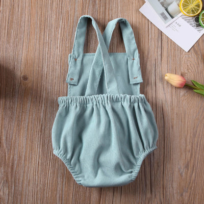 LUX BABY 0-24M Cotton Overall Playsuit