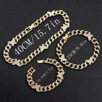 Iced Out Miami Link Choker Necklace
