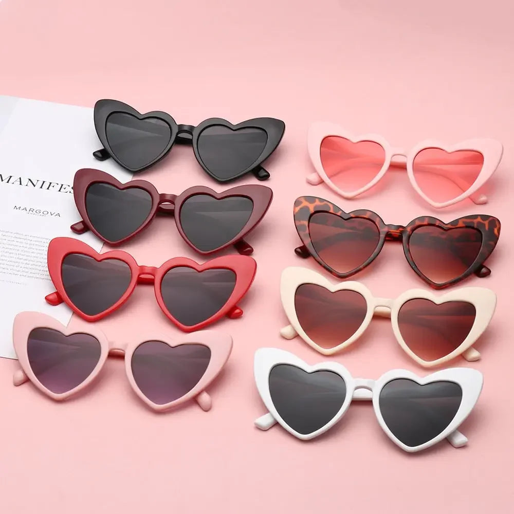 Retro Heart Sunglasses UV400