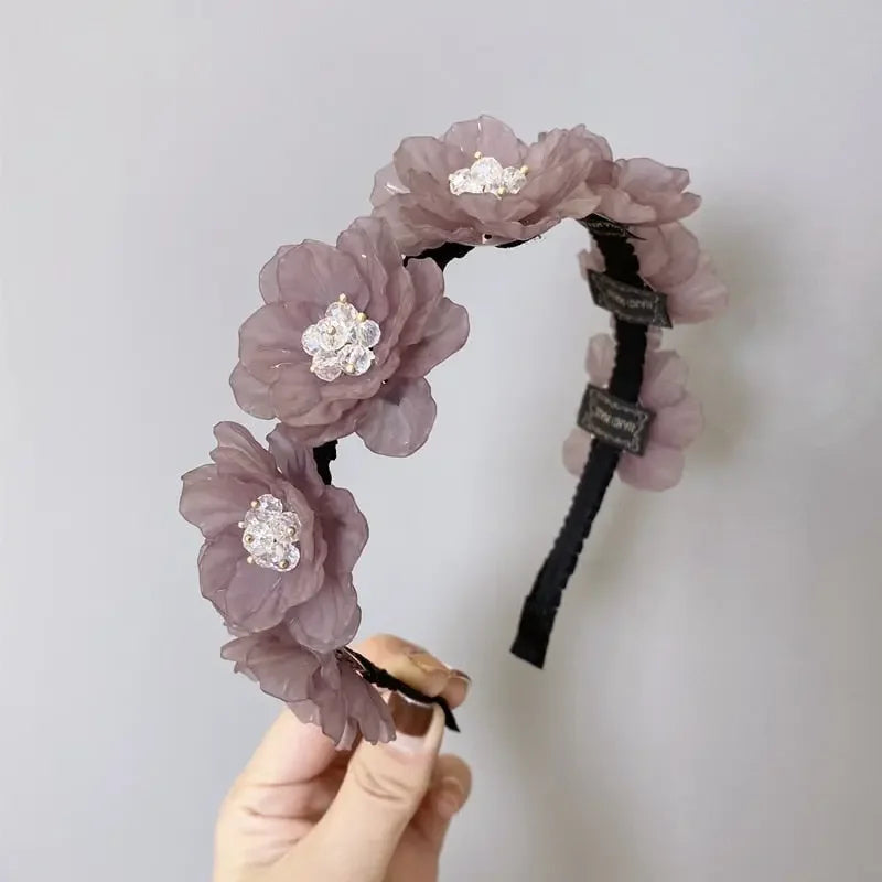 LUX Rhinestone Baroque Hairband