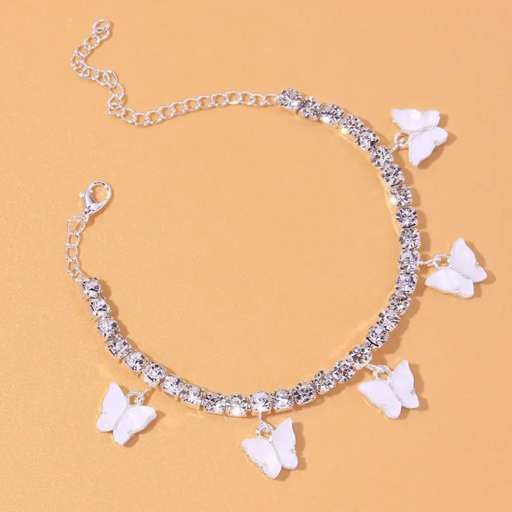 Cute Rhinestone Anklet Bracelet