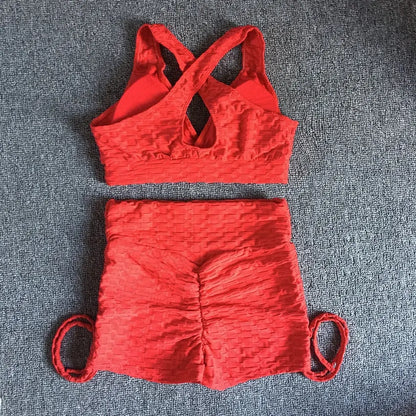Scrunch Booty Shorts Yoga Set - LUXLIFE BRANDS