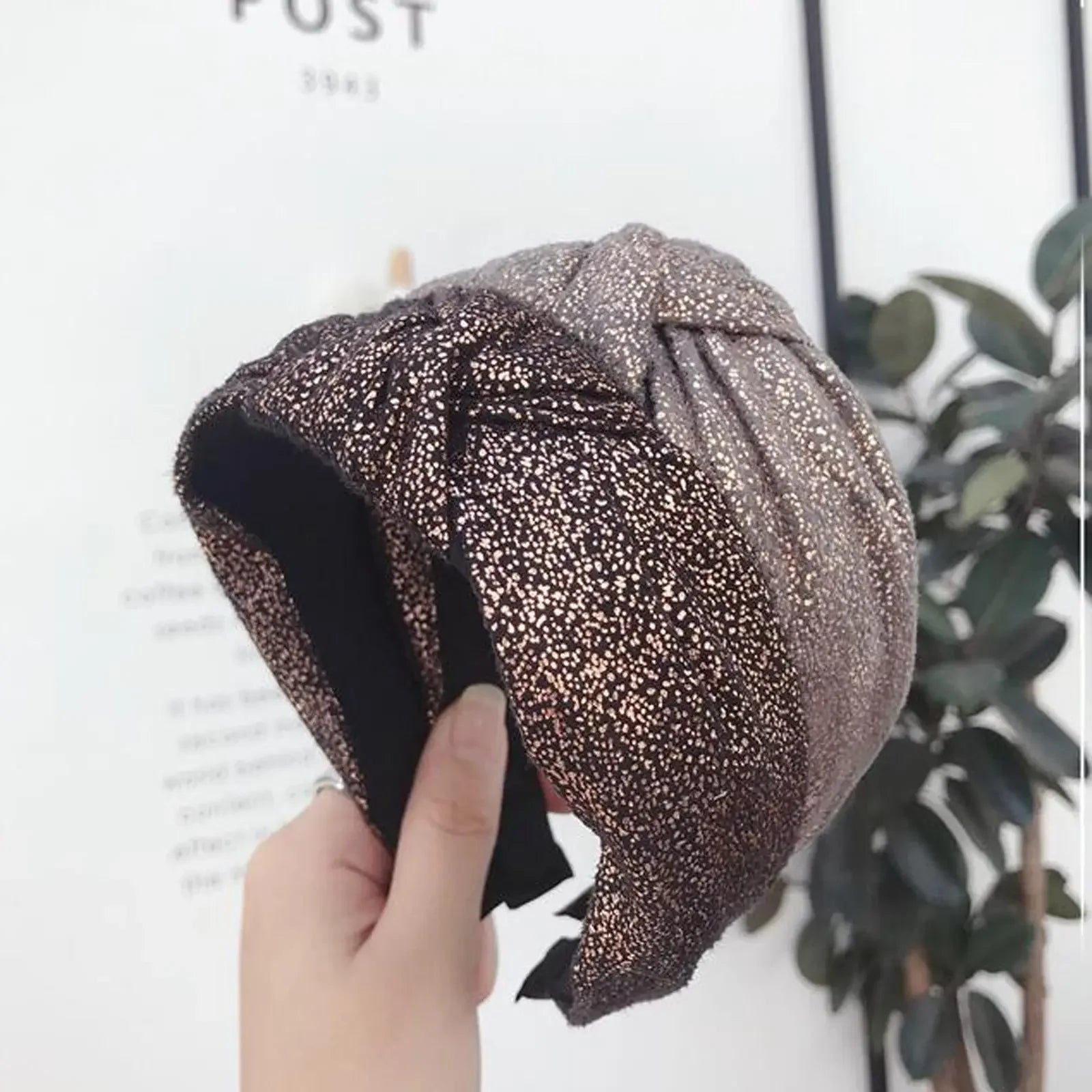 Vintage Wide Center Knot Hairband