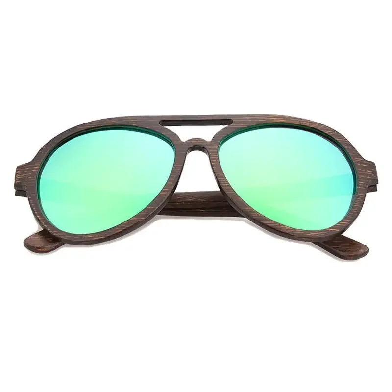 Vintage Wooden Polarized Driving Sunglasses UV400