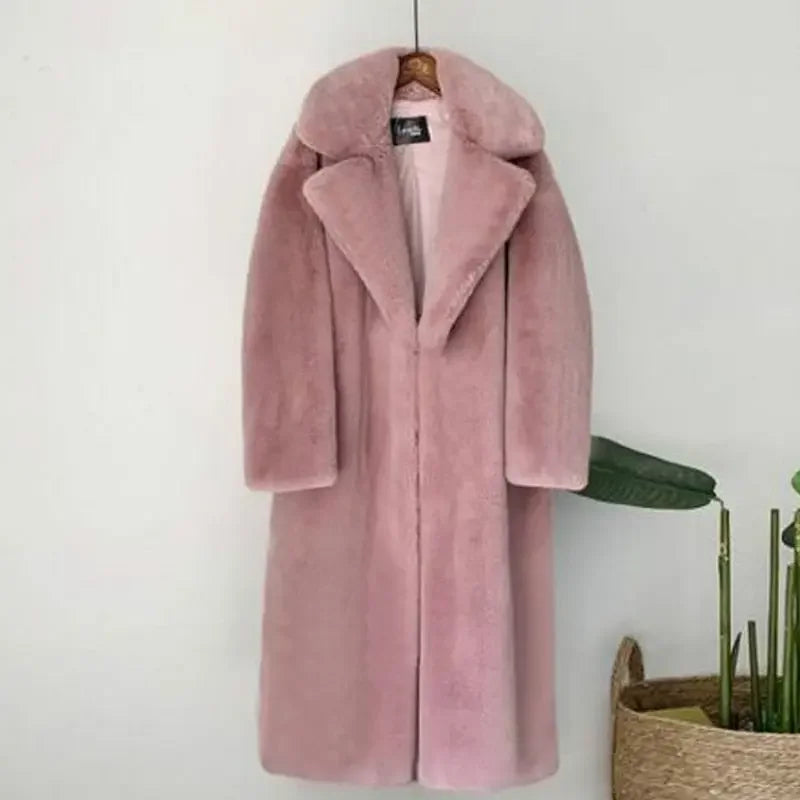 Winter Warm Faux Fur Coat