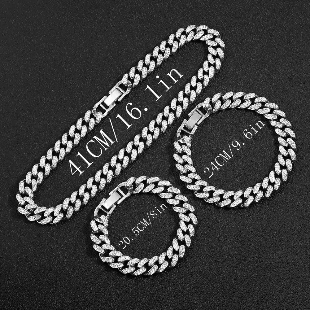 Iced Out Miami Link Choker Necklace