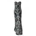 New Years Strapless Sequin Floor Length Party Dress