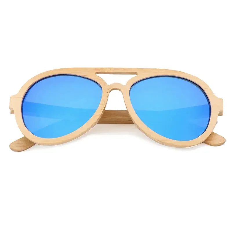 Vintage Wooden Polarized Driving Sunglasses UV400