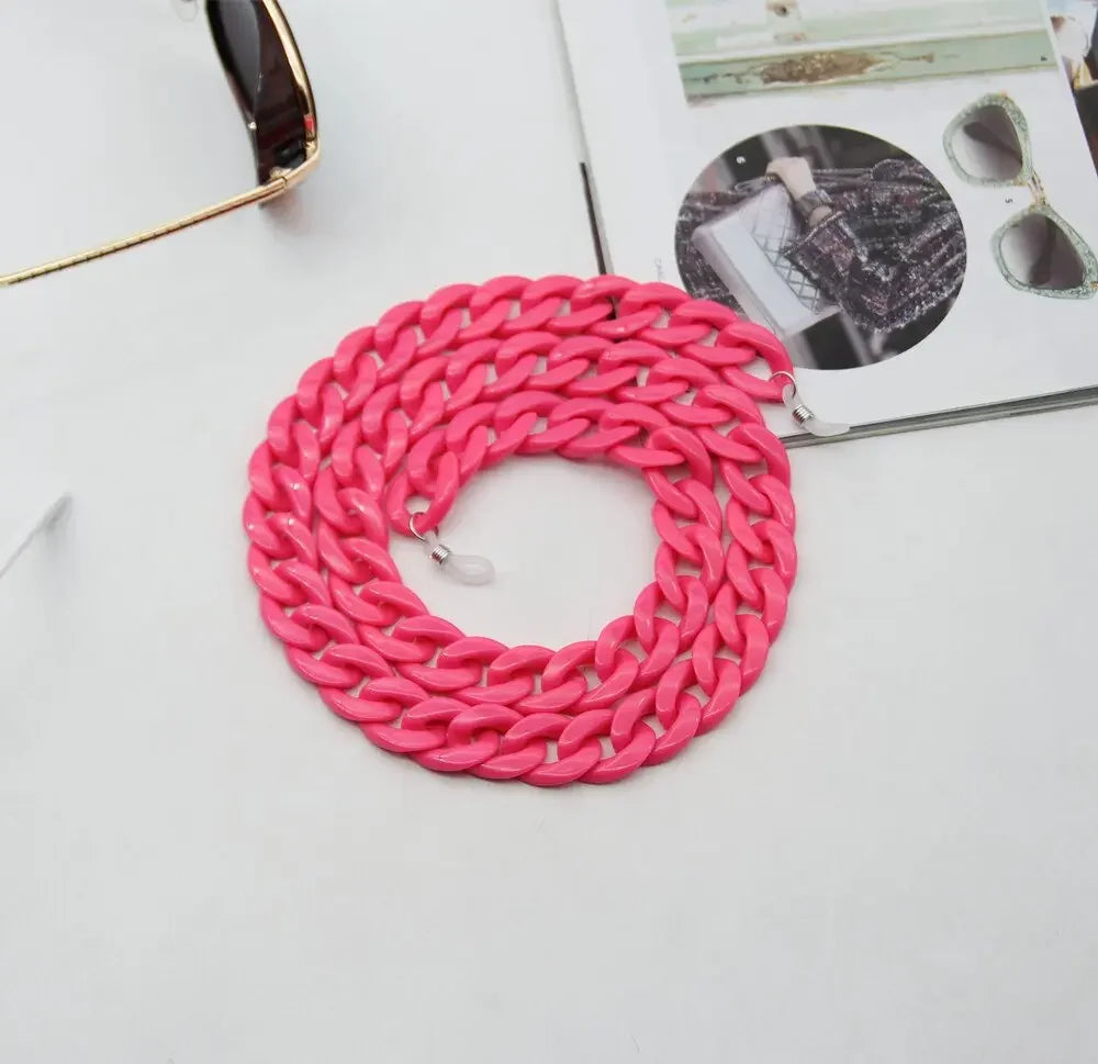 Fashion Acrylic Sunglass Chain