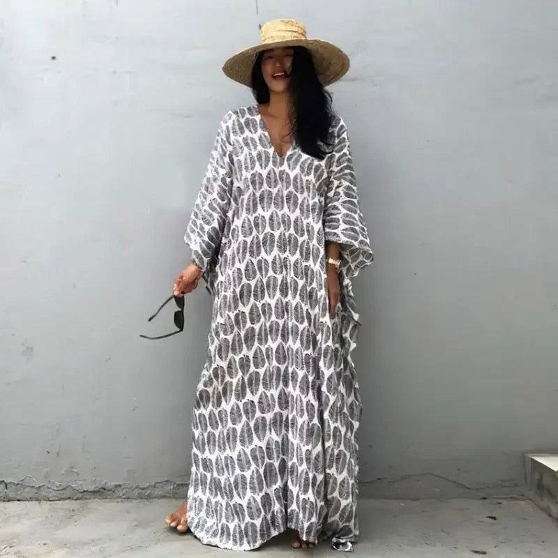 Boho Vibe Long Beach Tunic - LUXLIFE BRANDS