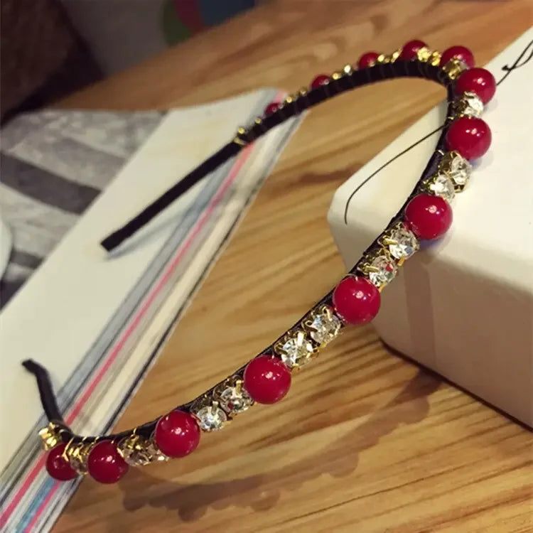 LUX Rhinestone Baroque Hairband