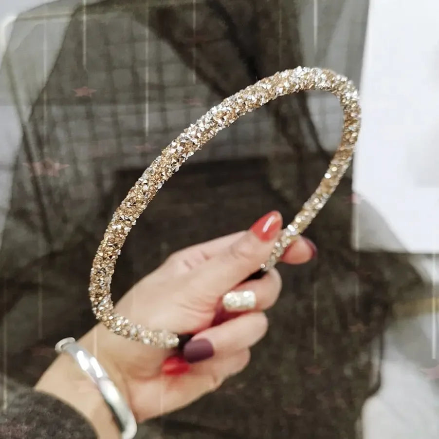 Slim Crystal Soft Headband