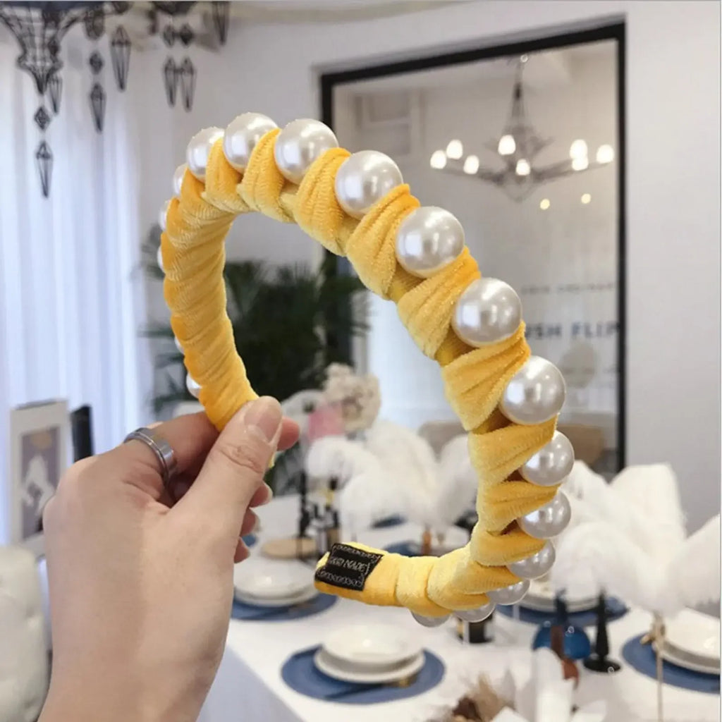 Pearl & Velvet Headband