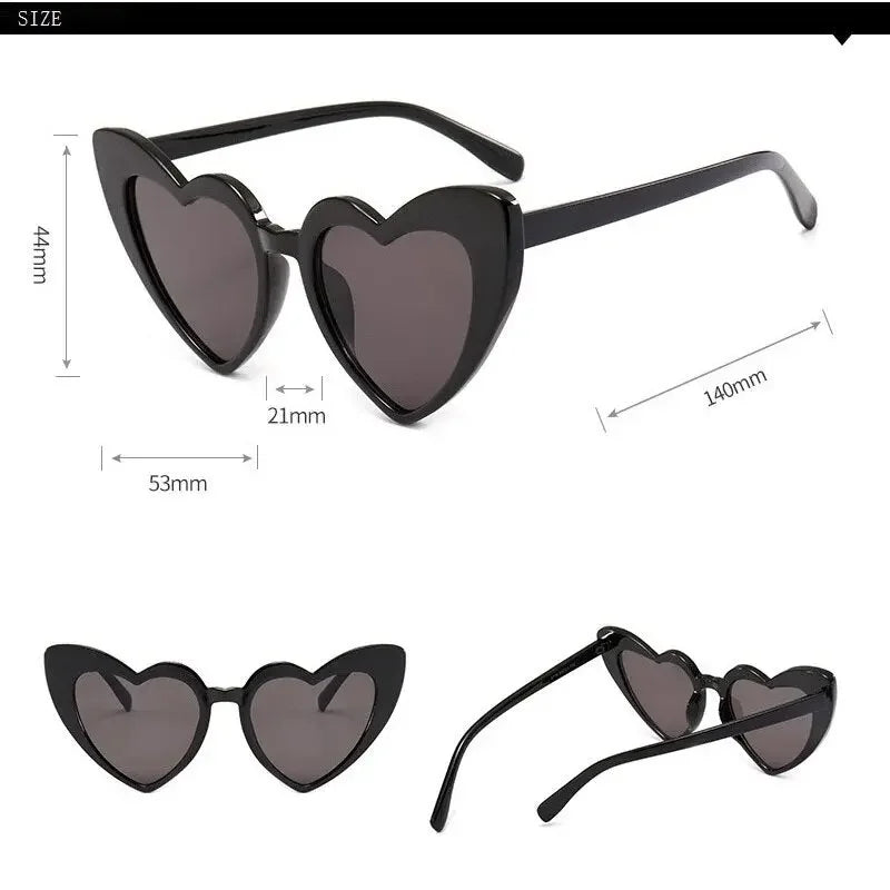 Luxury Heart Sunglasses UV400