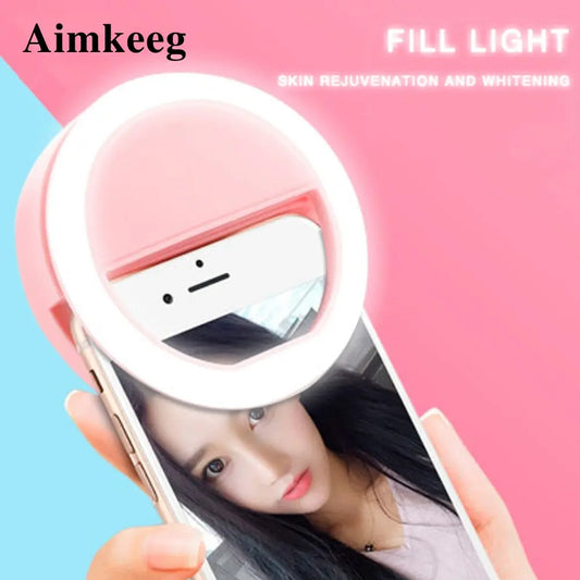 LED Light Ring Selfie Lamp for Phone