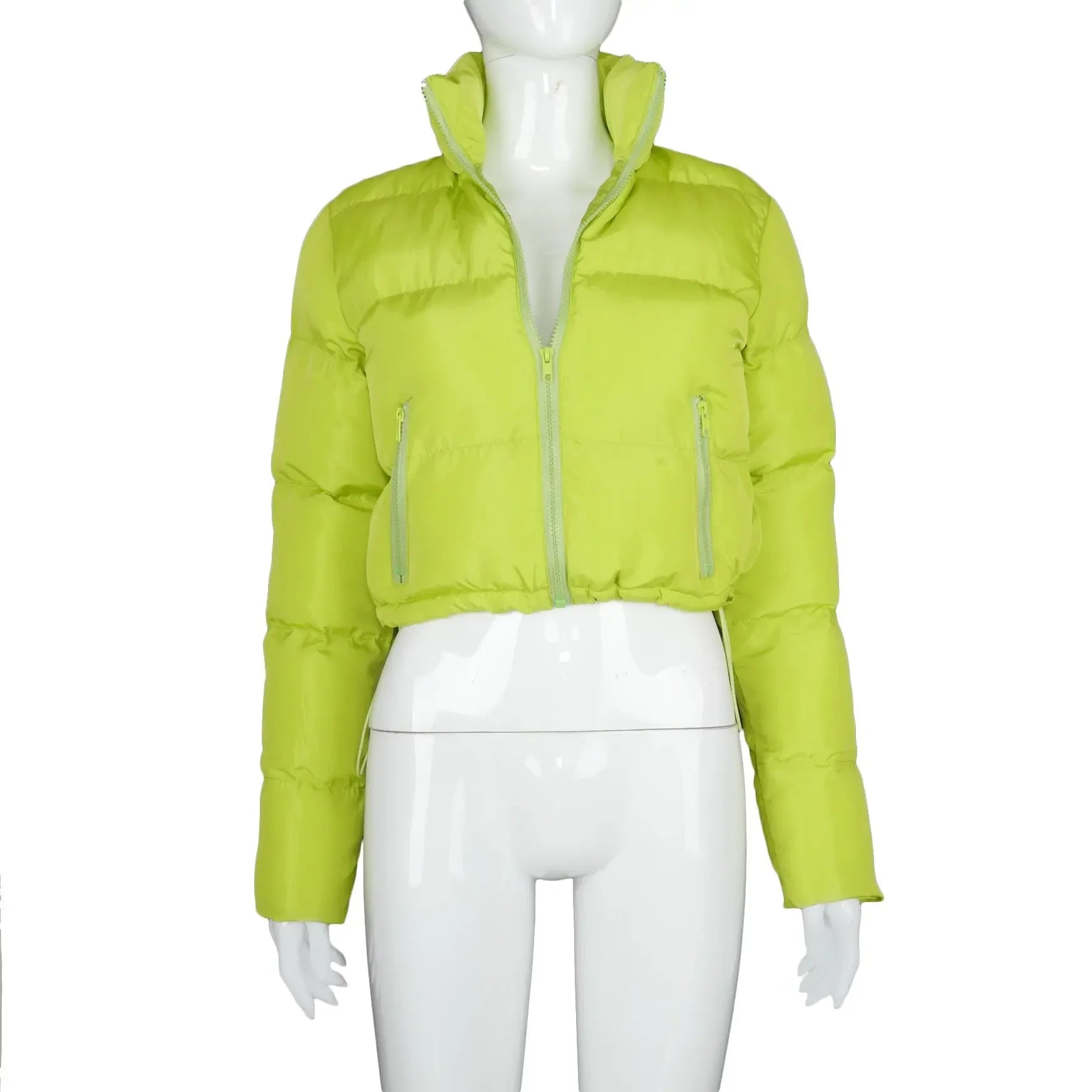 Essentials Down Filled Crop Puffer Jacket