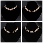 Iced Out Miami Link Choker Necklace