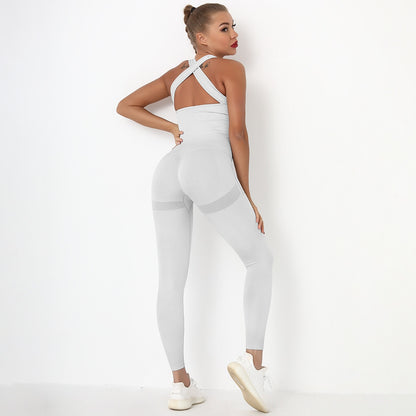 Sporty + Spicy Seamless Yoga Jumpsuit