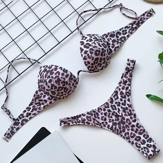 Stella Sexy V-bar Underwire Bra & Thong Bikini