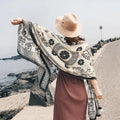Oversized Boho Cotton Beach Blanket - LUXLIFE BRANDS