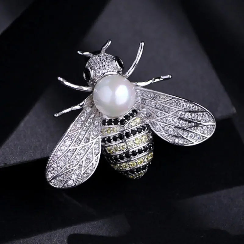 Little Bee Bling Brooch