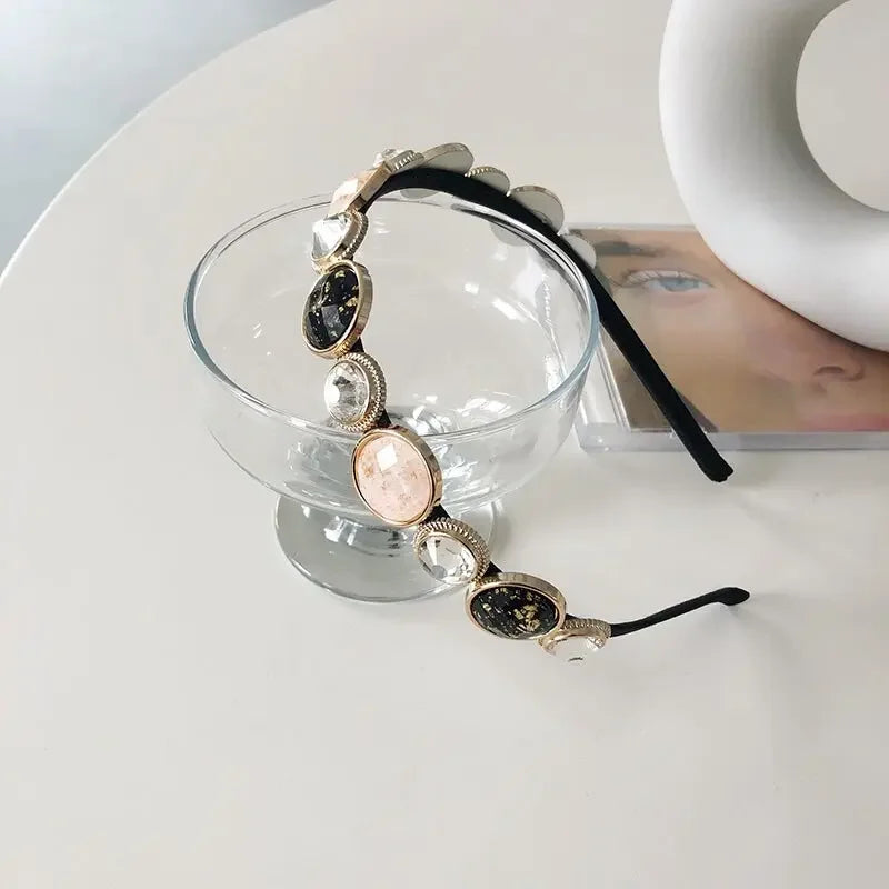 LUX Rhinestone Baroque Hairband