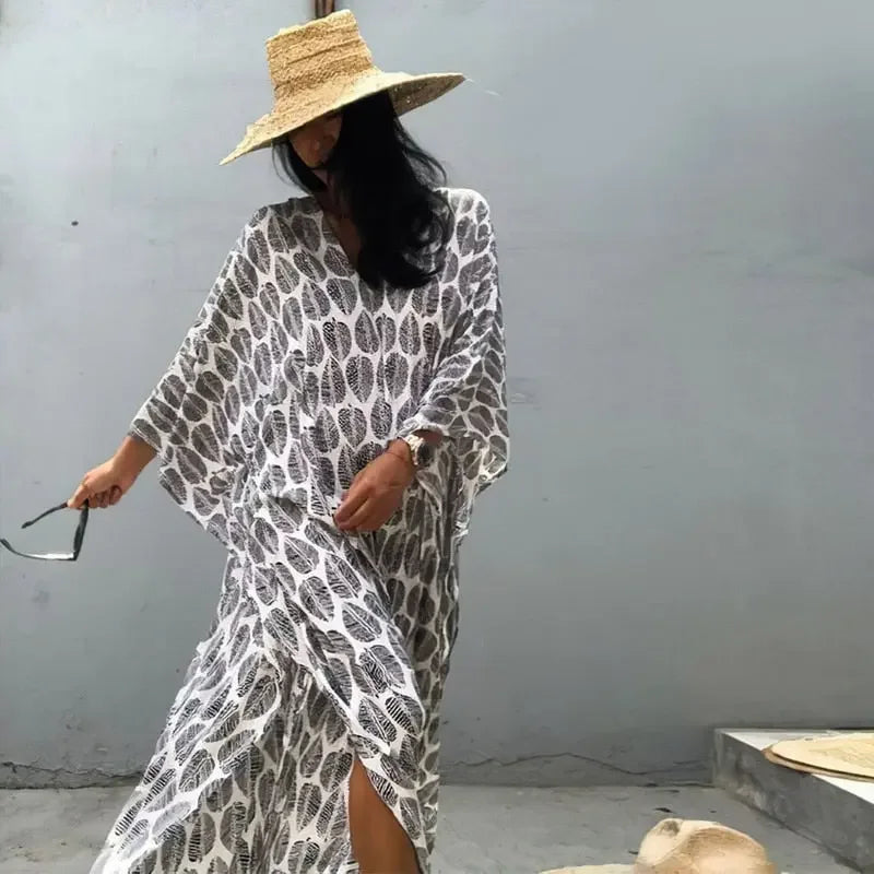 Boho Vibe Long Beach Tunic - LUXLIFE BRANDS