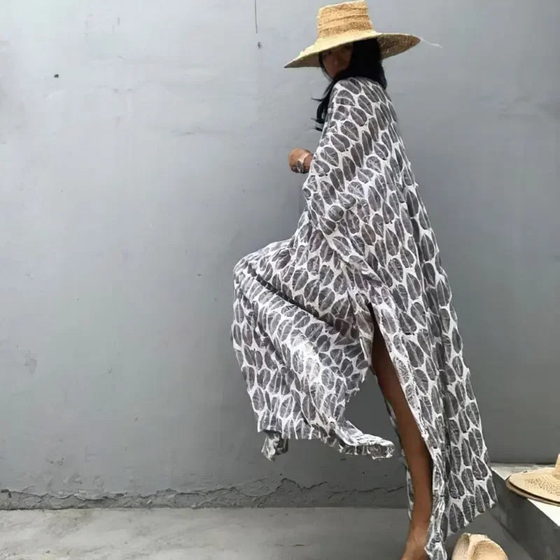 Boho Vibe Long Beach Tunic - LUXLIFE BRANDS