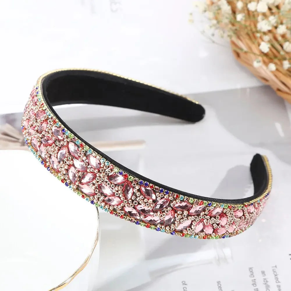 Crystal Headbands With Rhinestones
