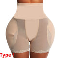 YBFDO Shapewear Padded Hip Butt Lifter Panties High Waist Trainer for Women Tummy Control Body Shaper Hip Enhancer Thigh Slim