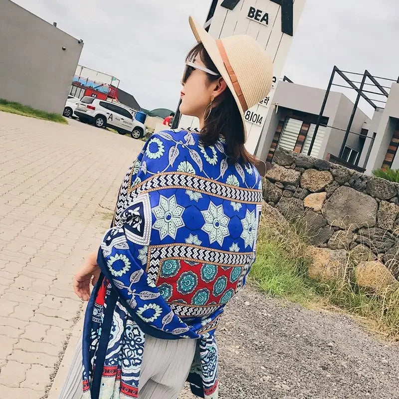 Oversized Boho Cotton Beach Blanket - LUXLIFE BRANDS