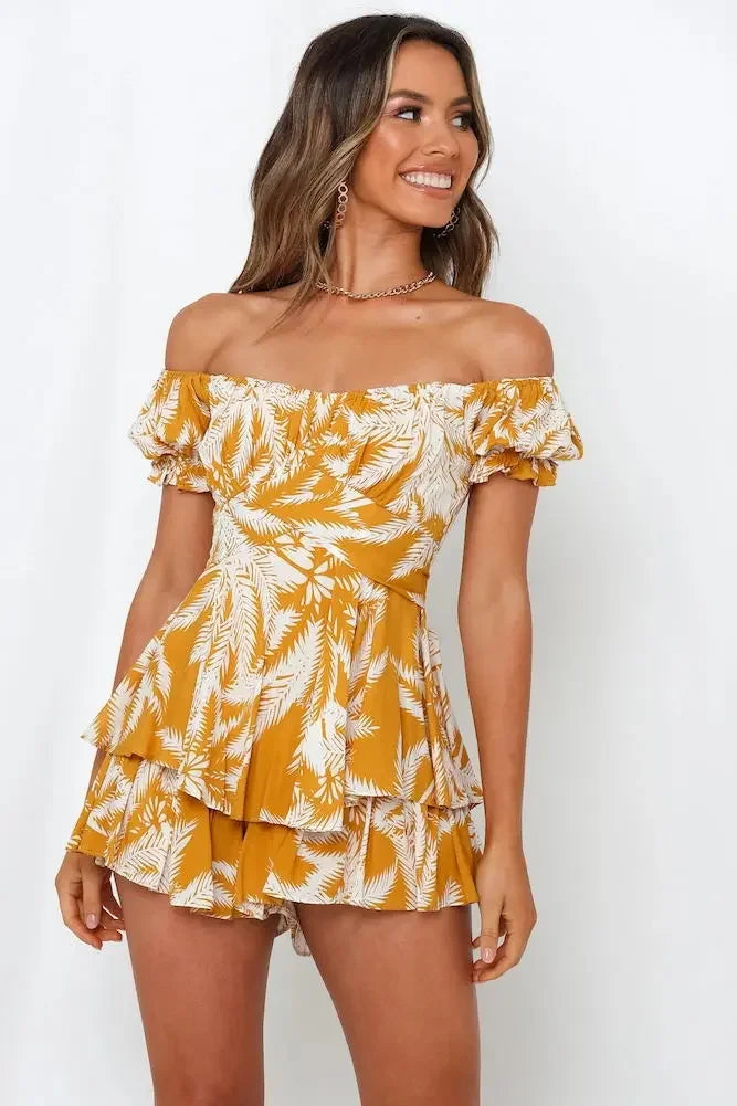 Summer Flirt Boho Romper - LUXLIFE BRANDS