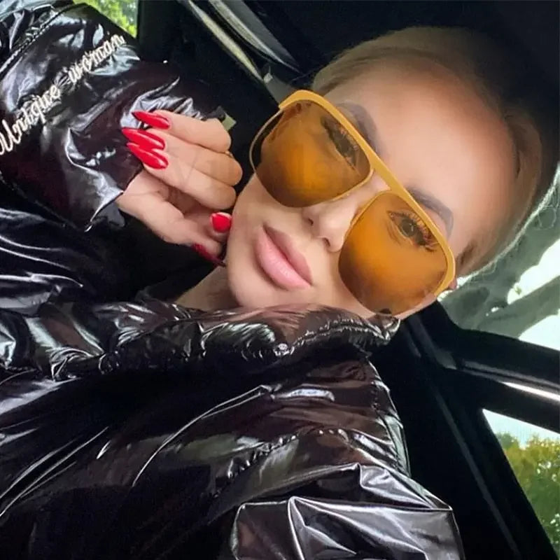 Oversized Gradient Sun Glasses UV400