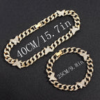 Iced Out Miami Link Choker Necklace