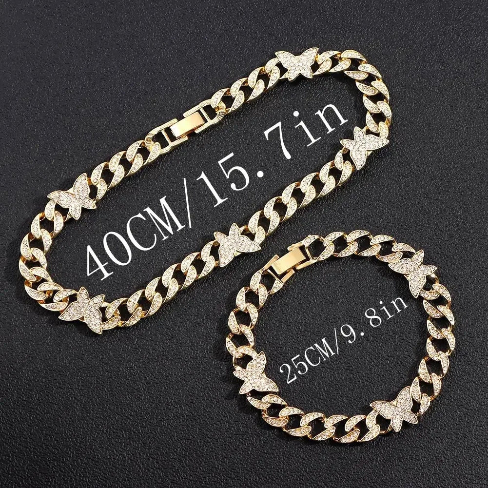 Iced Out Miami Link Choker Necklace