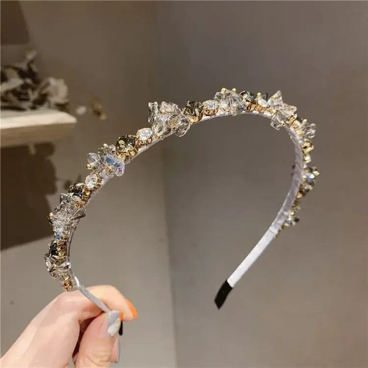 LUX Rhinestone Baroque Hairband