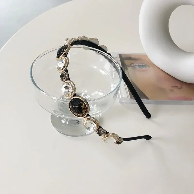 LUX Rhinestone Baroque Hairband