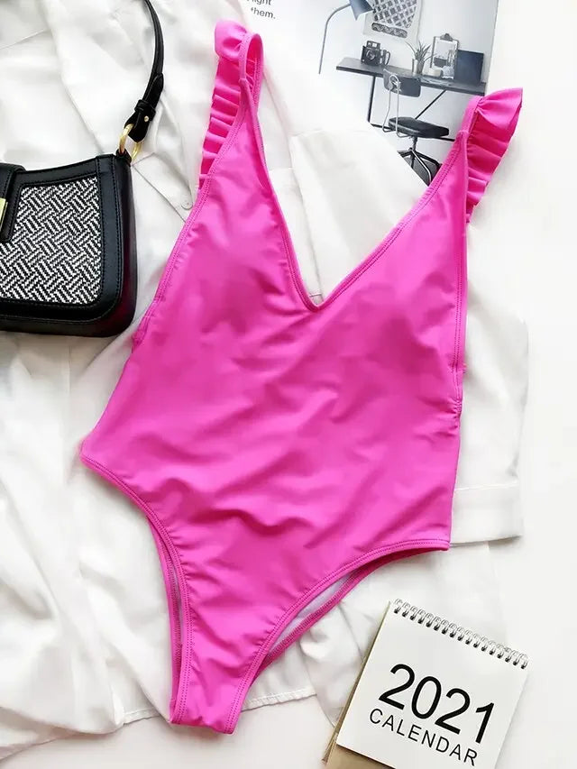 All The Frills Ruffled Monokini