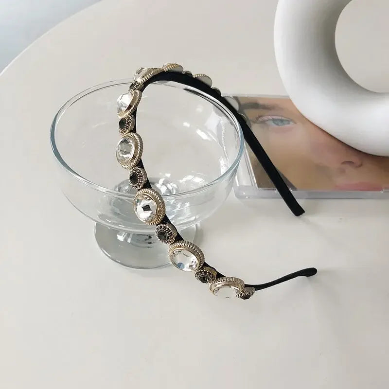 LUX Rhinestone Baroque Hairband