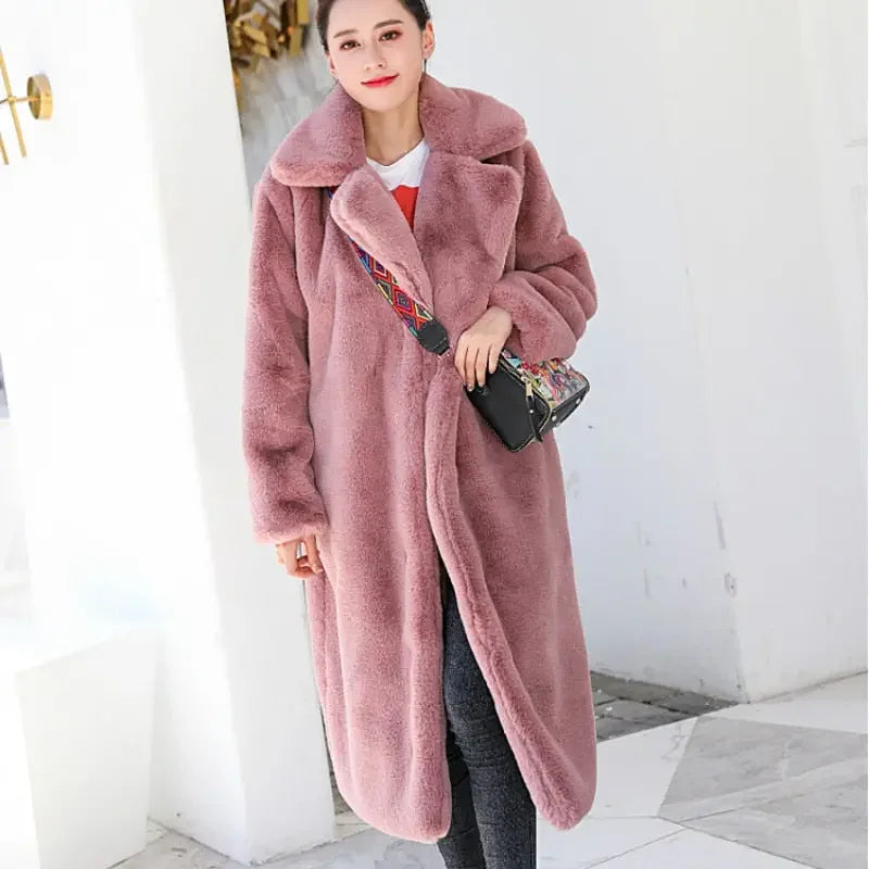 Winter Warm Faux Fur Coat