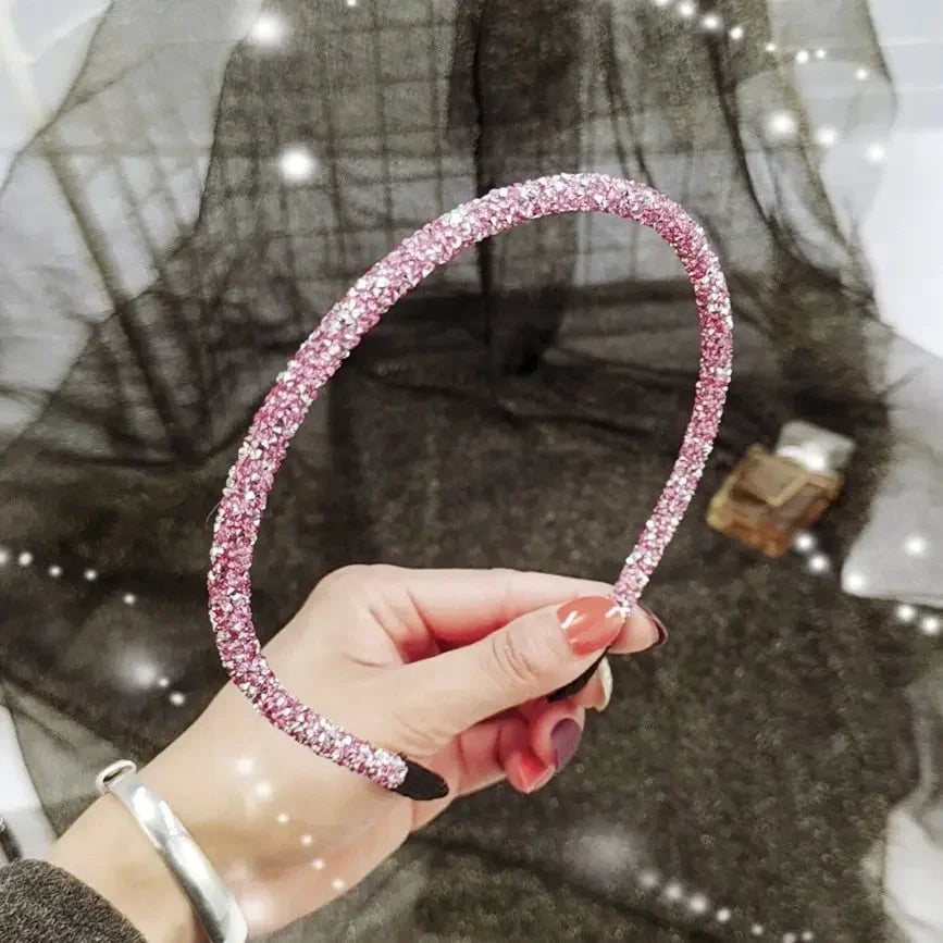 Slim Crystal Soft Headband