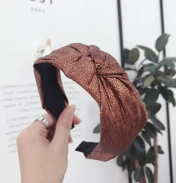 Vintage Wide Center Knot Hairband