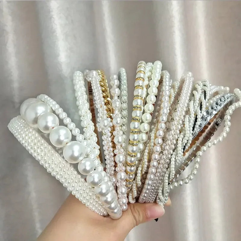 LUX Pearl Hairbands - 24 Styles