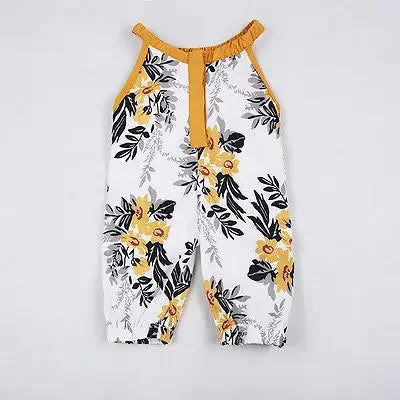 Tropic Baby Sleeveless Summer Jumpsuit - LUXLIFE BRANDS