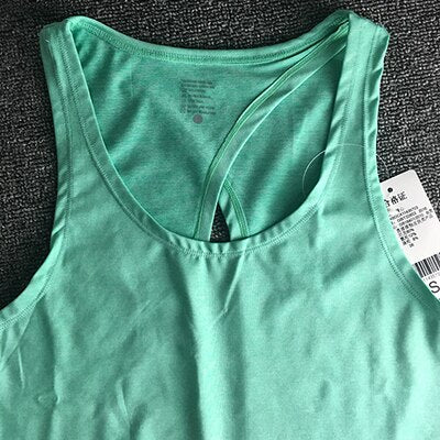 Women Yoga Tank Tops Quick-dry Exercise Women&#39;s Workout Gym Clothes Sports T-Shirts Fitness Top women Shirt sportswear